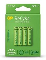 4 x AKUMULATORKI GP RECYKO AAA R03 850 mAh